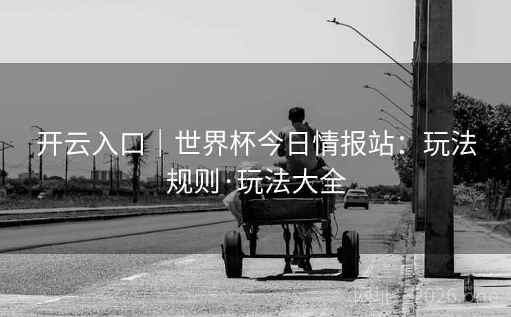 开云入口｜世界杯今日情报站：玩法规则·玩法大全